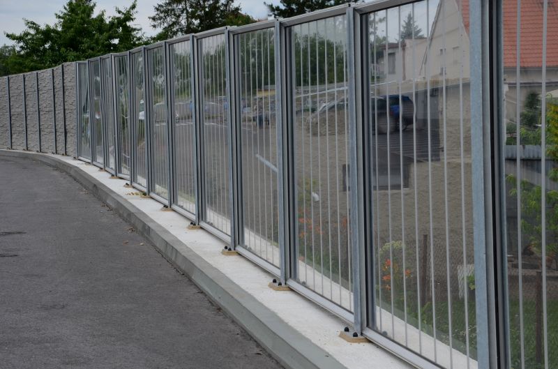 Commercial Metal Fence Service detail