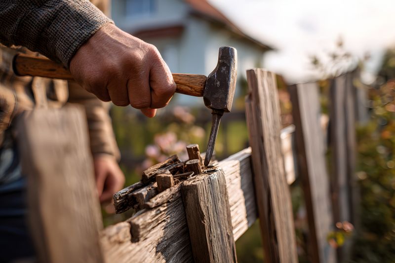 Wood Fence Repair detail