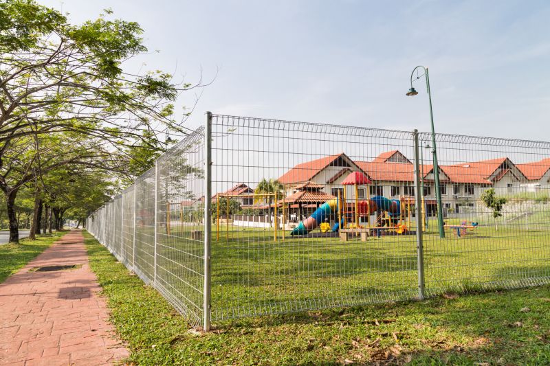 Playground Fence Installation